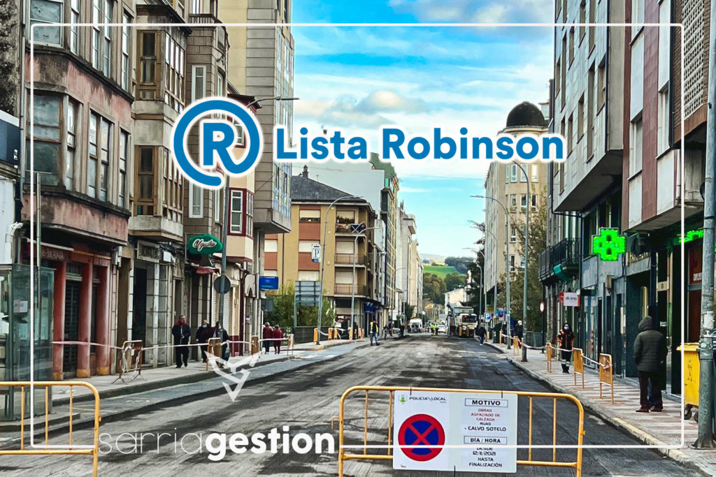 Lista Robinson - Sarria Gestion